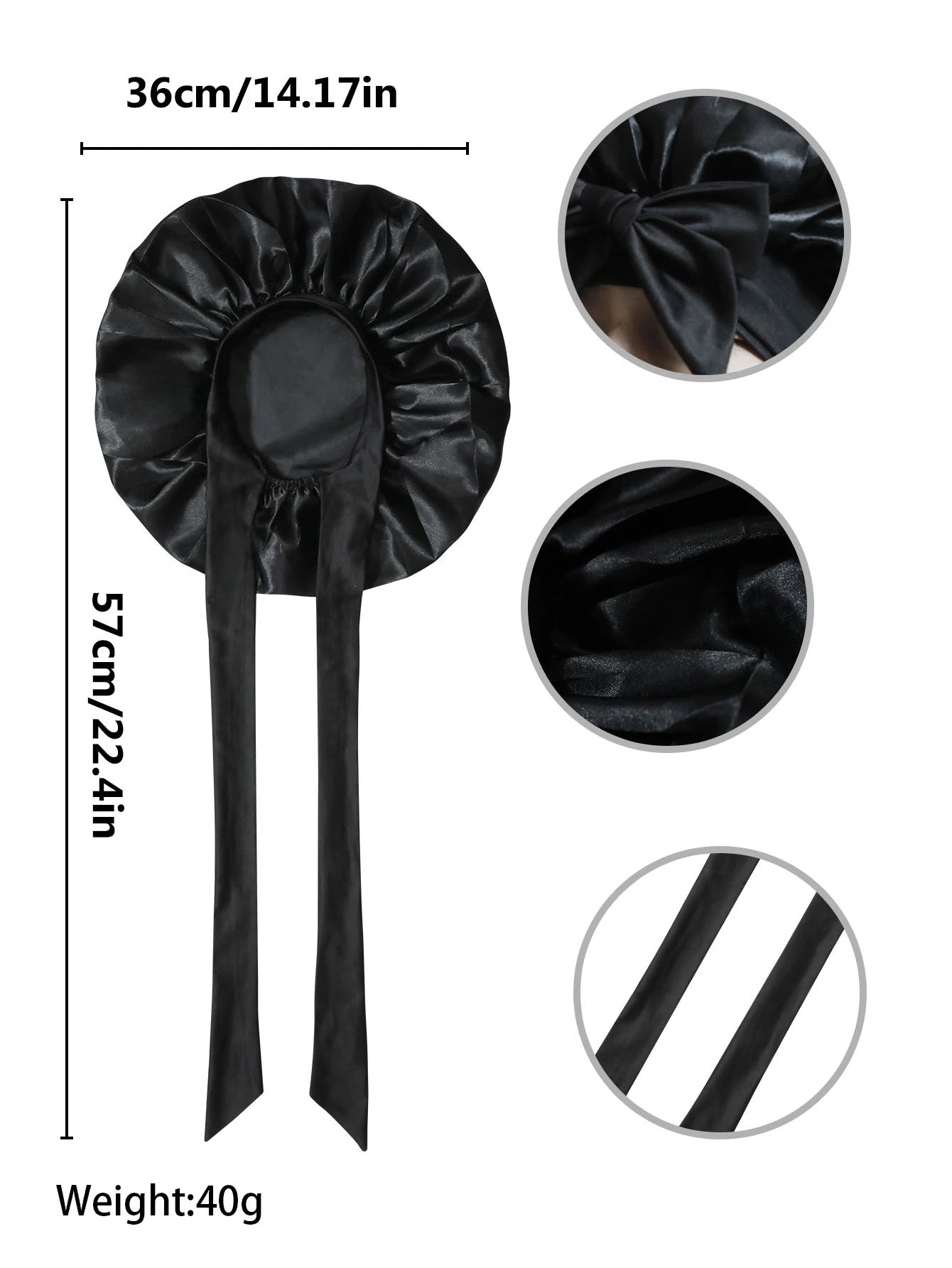 SatinSilk Adjustable Sleep Bonnet